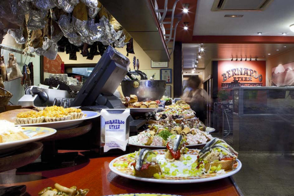 De vinos por San Sebastián, Restaurante Bernardo Etxea