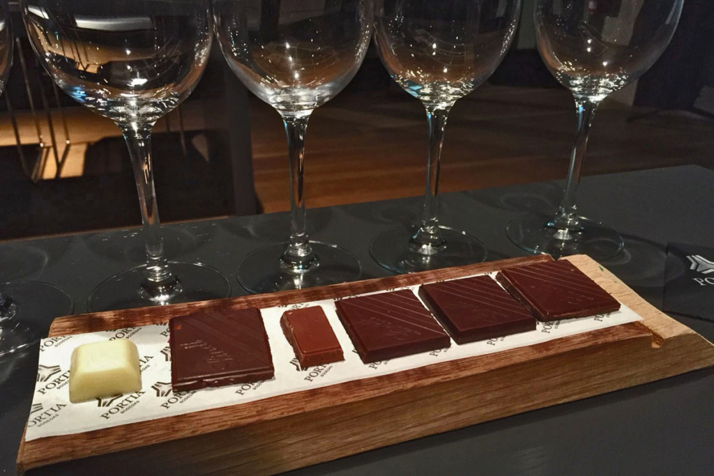 Chocolate y vino